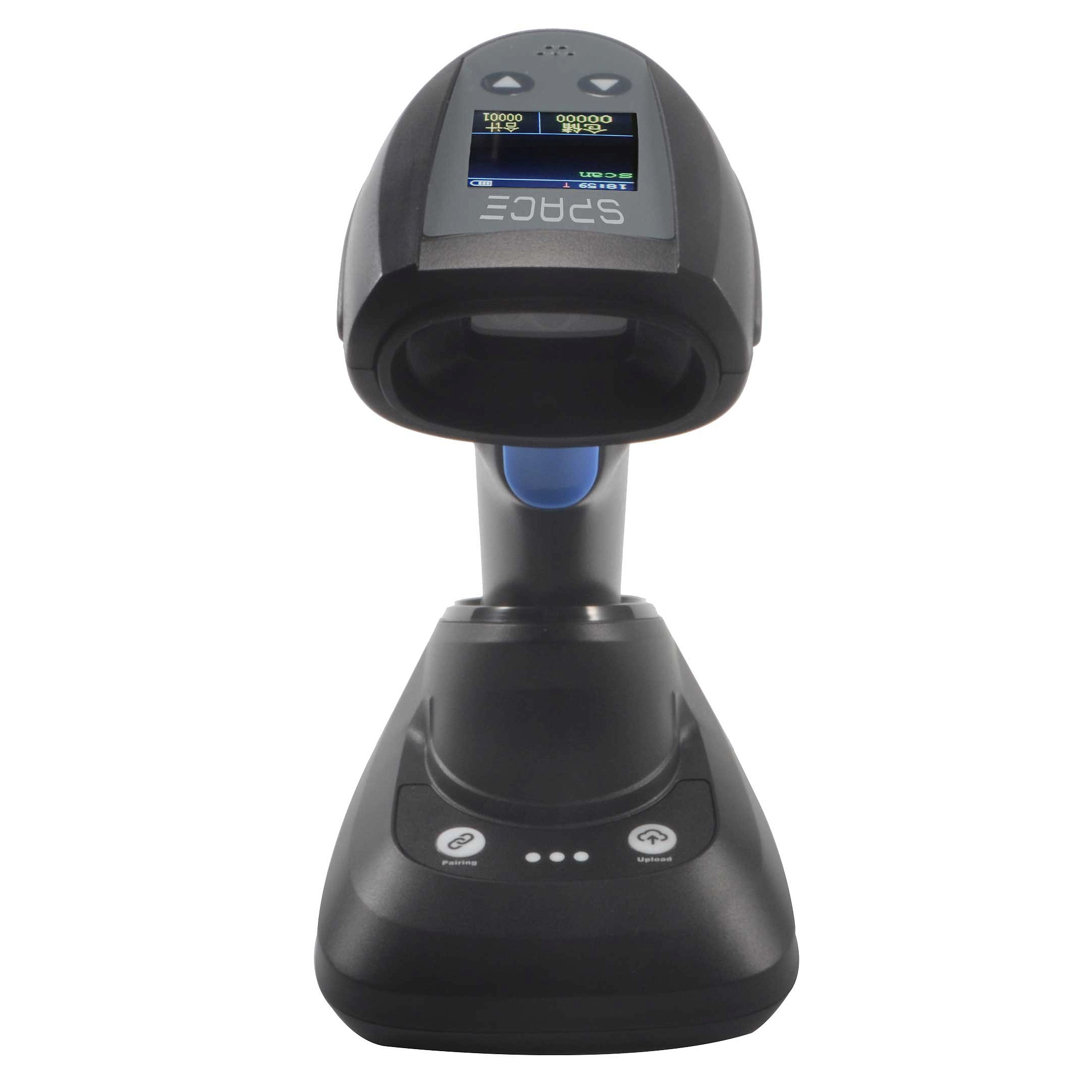 Сканер штрихкода SPACE X-2020RCS-2D-BT беспроводной, USB, экран (черный)