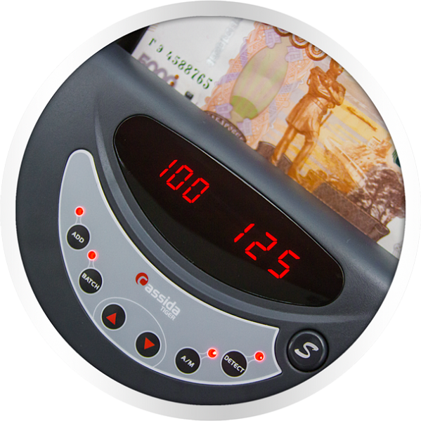 Счетчик банкнот Cassida Tiger I/IR Антистокс