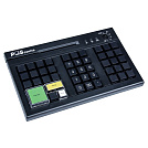 Клавиатура программируемая POScenter S50A (50 клавиш, MSR, ключ, USB), чёрная